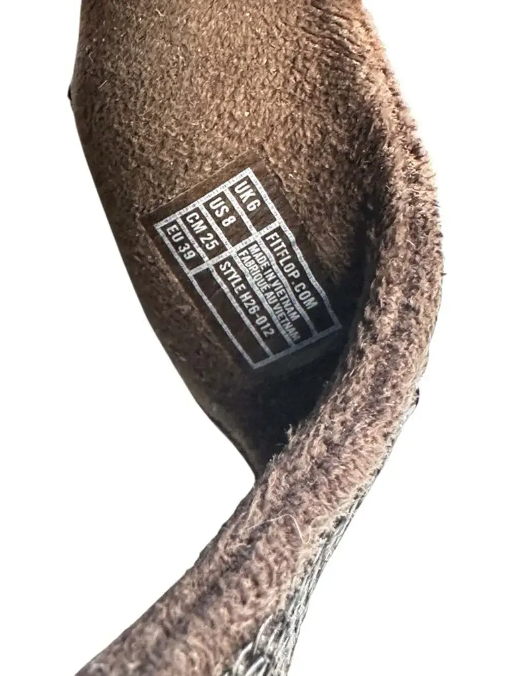 FitFlop Ringer Sequin Bronze Toe Post Sandals Womens 8 Platform Comfort